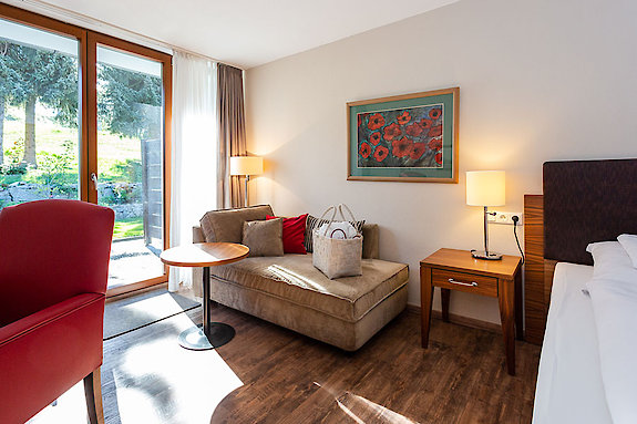 Doppelzimmer mit Terasse im Hotel Gottinger in Waldkirchen